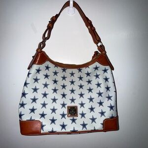 Dooney & Bourke Blue Star Patterned Shoulder Bag